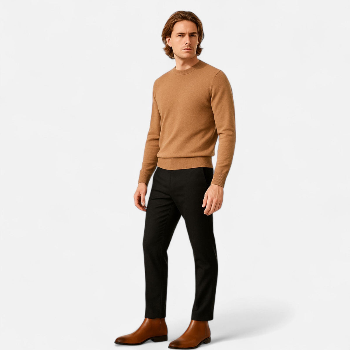 Men’s Chelsea Boots | Square Toe Dress Ankle Boots