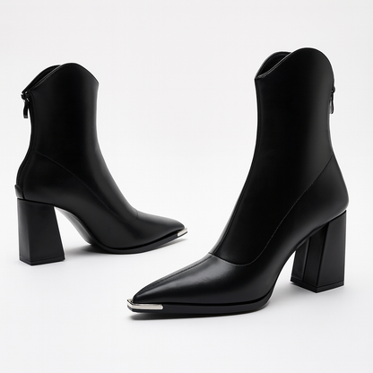 Chelsea Leather Boots | Chrome Tip