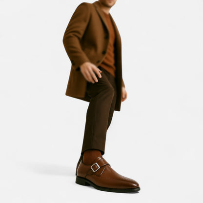 Dress Shoes Loafers Men’s | Monk Strap Formal Footwear For Wedding And Office