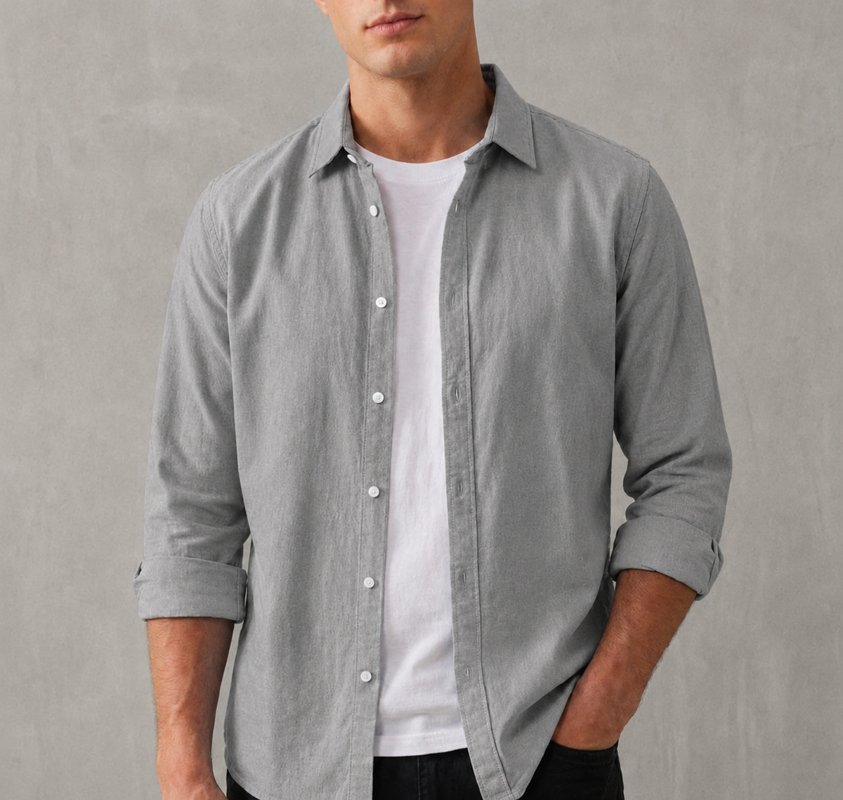 Men’s Casual Long Sleeve Shirt