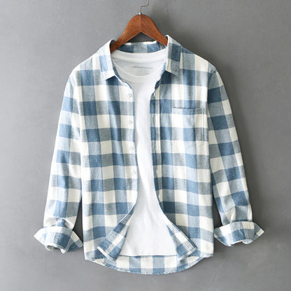 Plaid Trucker Shirt for Men