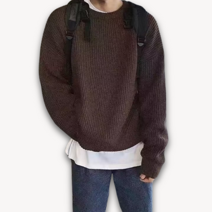 Oversized Knitted Jumper | Casual Loose Fit Pullover