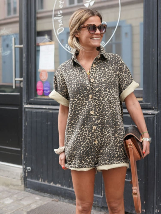 Elegant Safari Romper