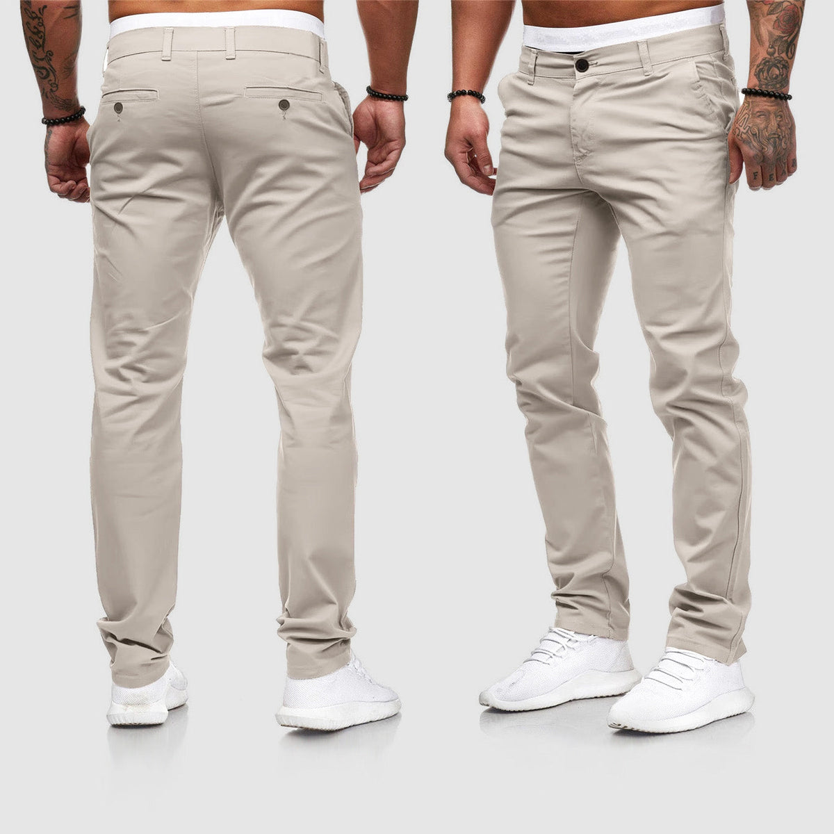 Work Trousers | Slim Fit with Clean Finish
