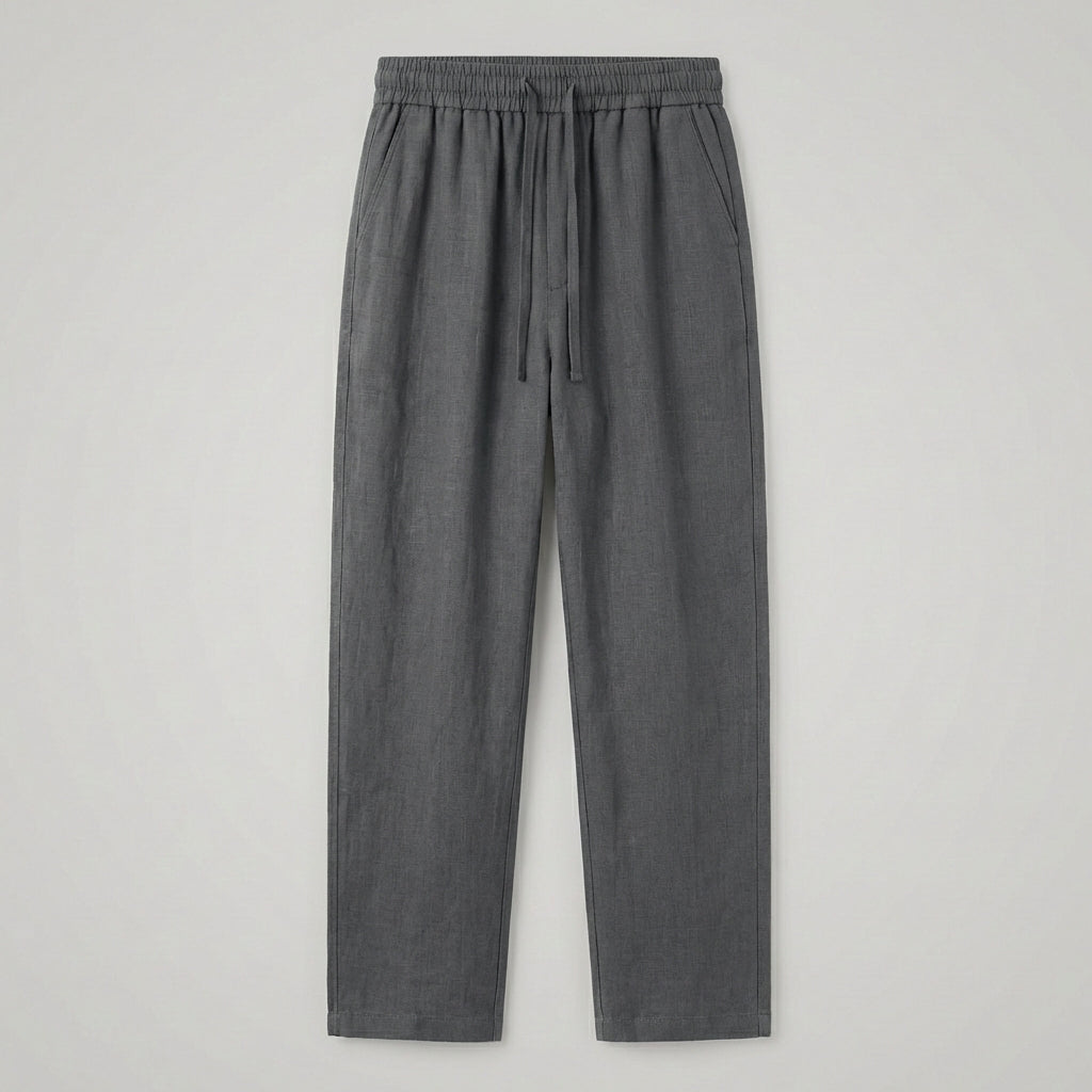 Cropped Linen Pants