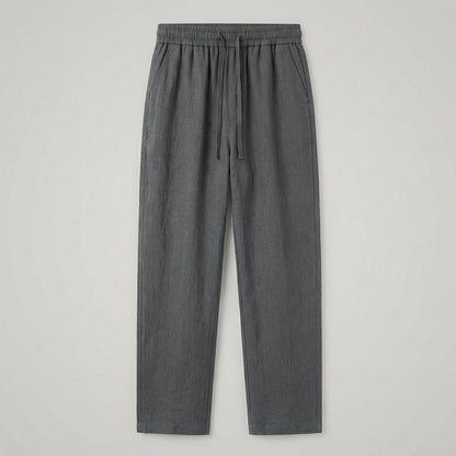 Cropped Linen Pants