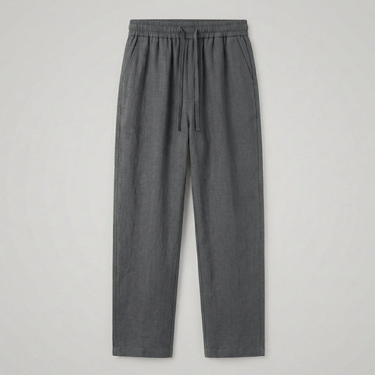 Cropped Linen Pants
