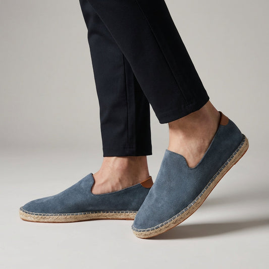 Men’s Suede Slip-On Espadrilles