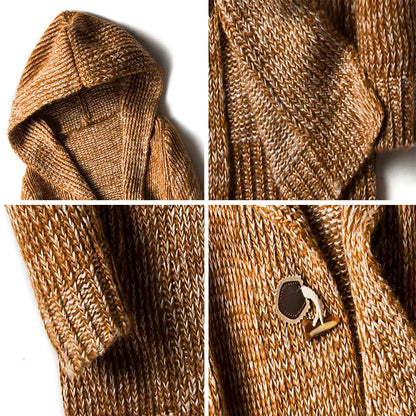 Hooded Cardigan | Toggle Front Closure