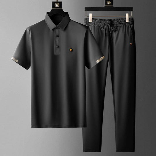 Men’s Smart Polo & Trousers Co-Ord Set