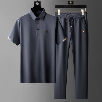 Men’s Smart Polo & Trousers Co-Ord Set