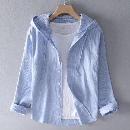 Men’s Hooded Long Sleeve Shirt
