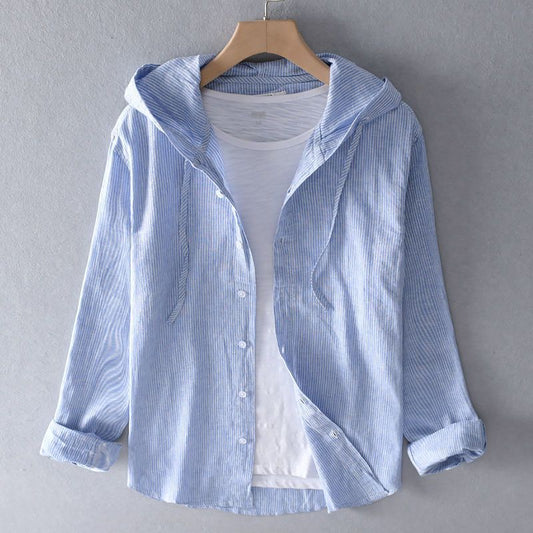 Men’s Hooded Long Sleeve Shirt