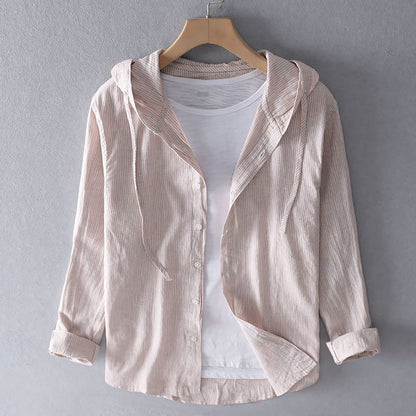 Men’s Hooded Long Sleeve Shirt