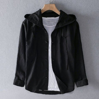 Men’s Hooded Long Sleeve Shirt
