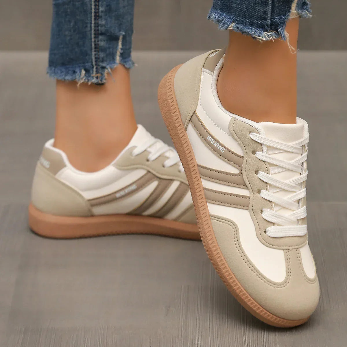 Women's Lace Up Low Top Sneakers
