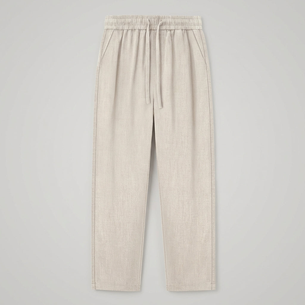 Cropped Linen Pants