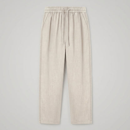 Cropped Linen Pants