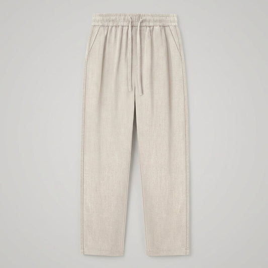 Cropped Linen Pants