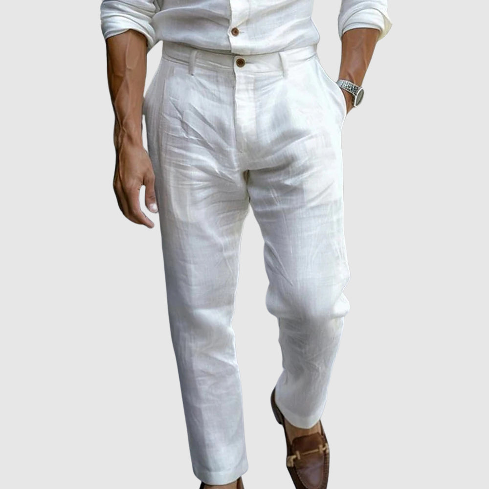 The Palma | Men's Linen Trouser Pants