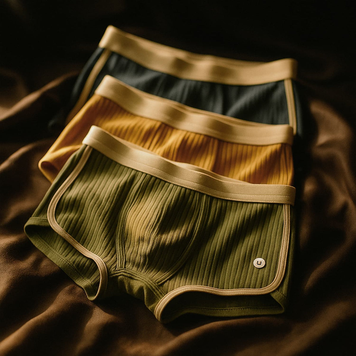 Men’s Ribbed Boxer Briefs 3-Pack