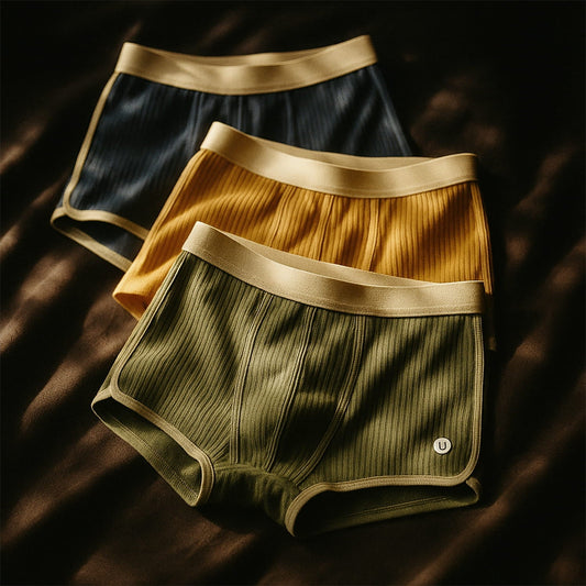 Men’s Ribbed Boxer Briefs 3-Pack