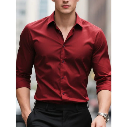 Men’s Slim Fit Long Sleeve Shirt