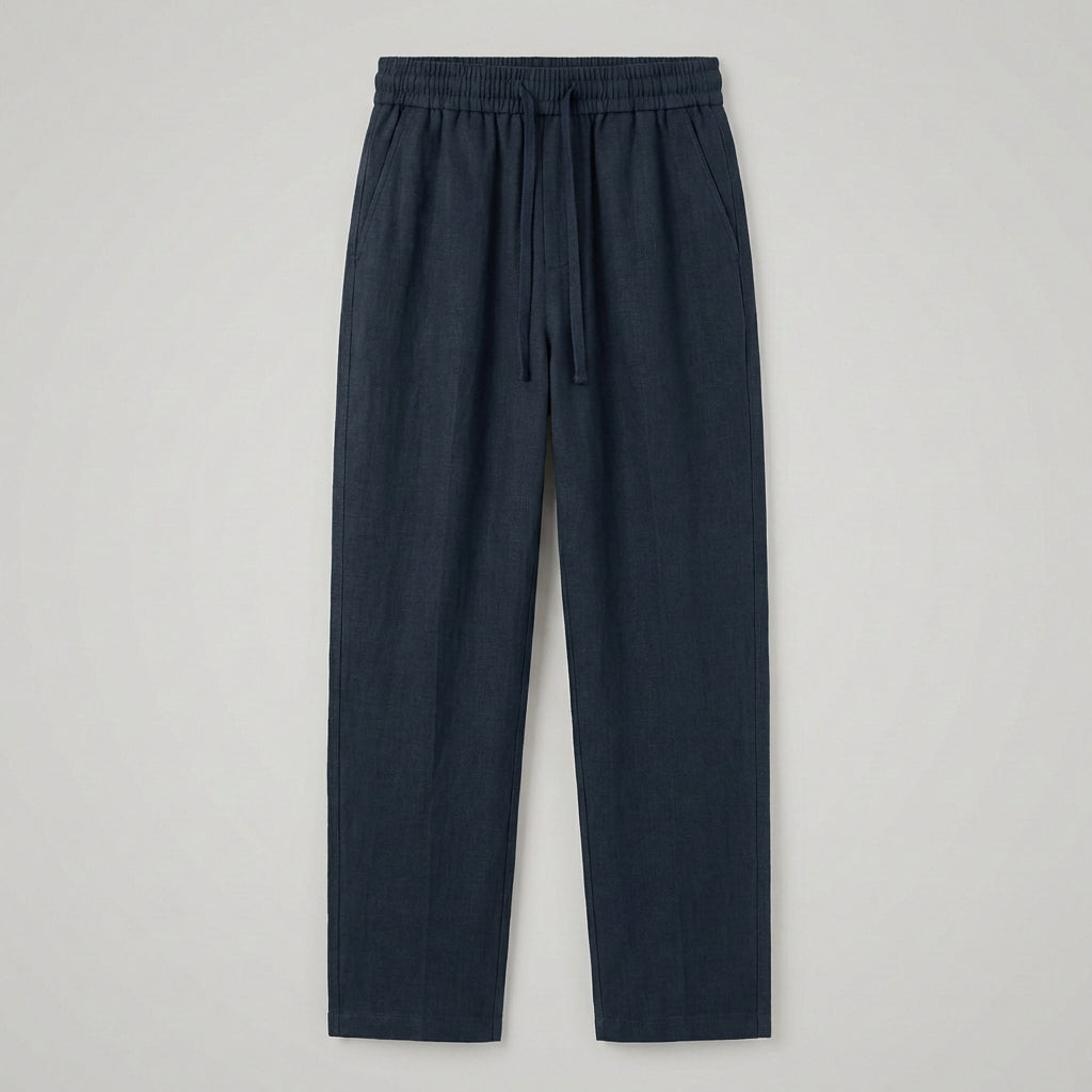 Cropped Linen Pants