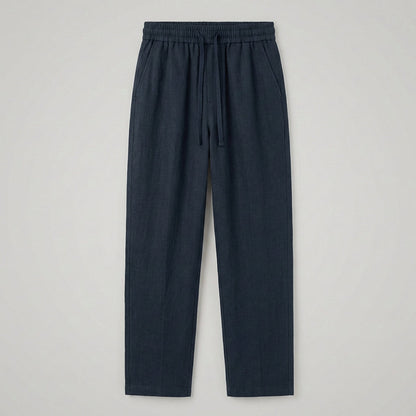 Cropped Linen Pants
