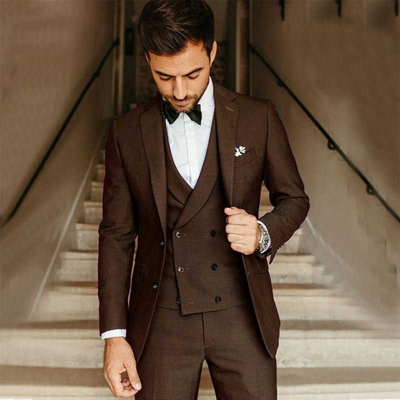 Men’s Suit Three Piece | Slim Fit Formal Wear For Weddings And Business