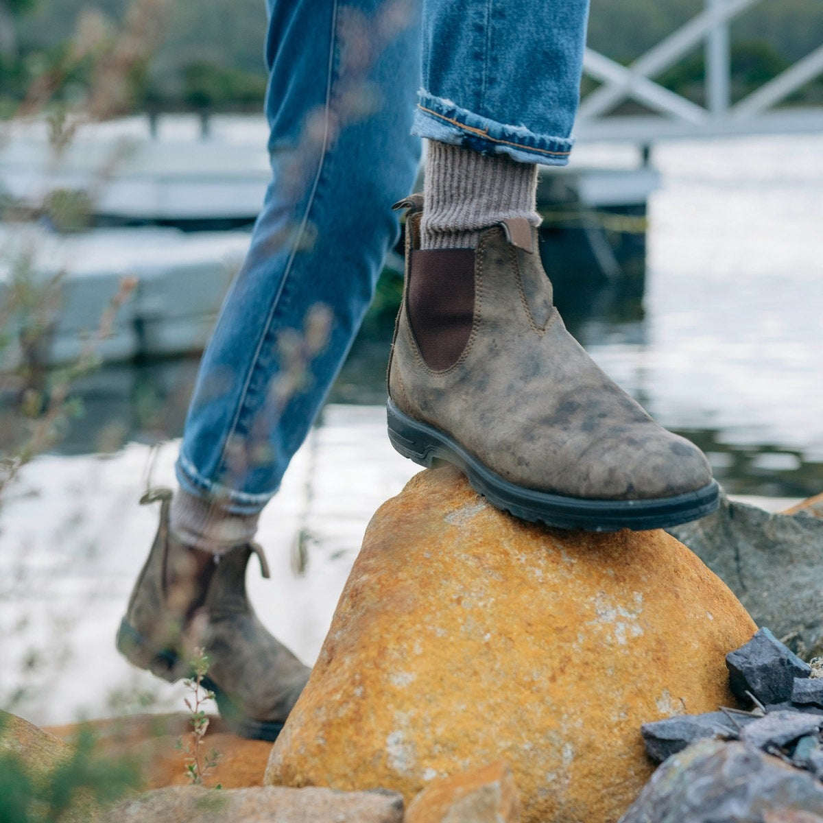 Chelsea Boots | Slip On with Rugged Sole