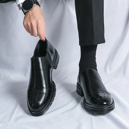 Slip On Dress Shoes | Classic Formal Cap Toe Design