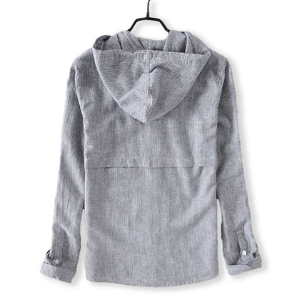 Men’s Hooded Long Sleeve Shirt