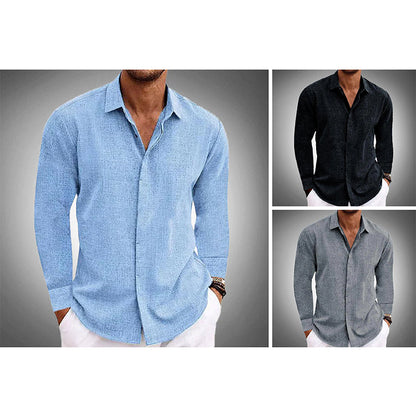The Riviera Linen Henley Shirt | Short Sleeve