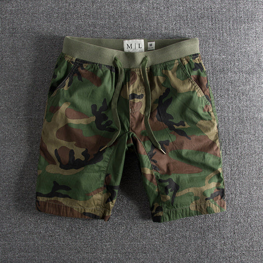 Camouflage Shorts | Drawstring Waist