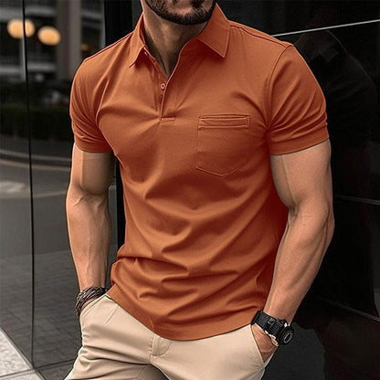 Men's Tight Collared Polo Shirt