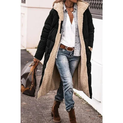 Longline Puffer Coat | Hooded Full Length with Warm Lining