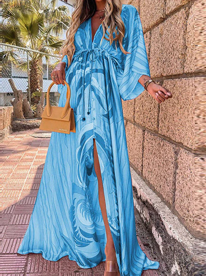 Women's Graphic Print Maxi Dress