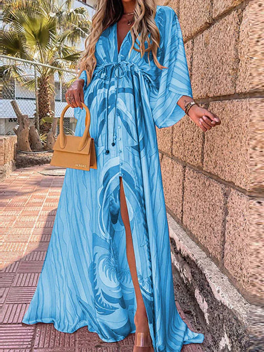 Women's Graphic Print Maxi Dress