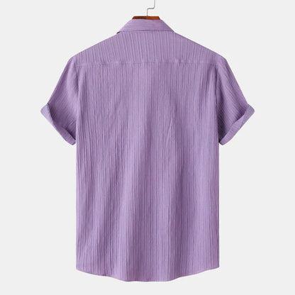 Men’s Short Sleeve Textured Shirt