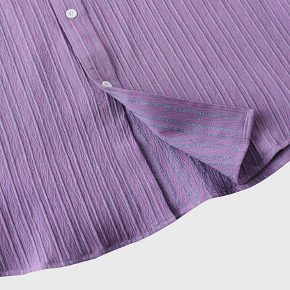 Men’s Short Sleeve Textured Shirt