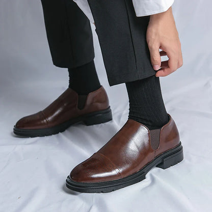 Slip On Dress Shoes | Classic Formal Cap Toe Design