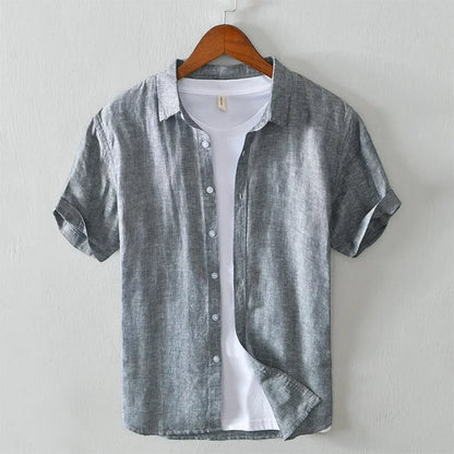 Rolled Cuffs Shirt | Short Sleeve