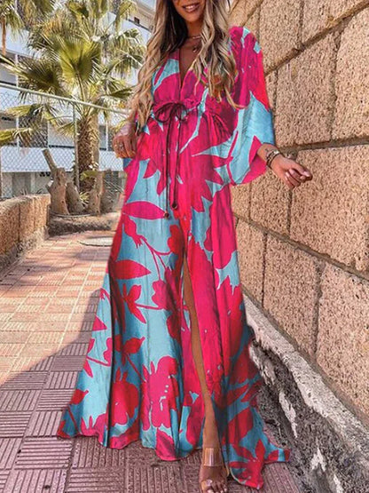 Women's Graphic Print Maxi Dress