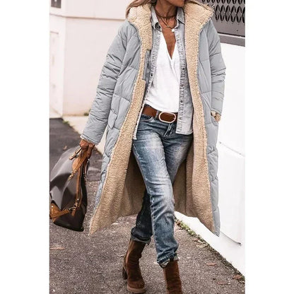 Longline Puffer Coat | Hooded Full Length with Warm Lining