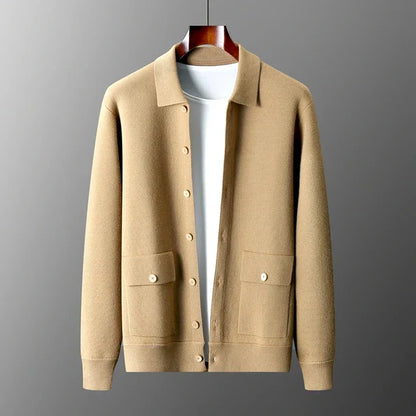 Cardigan | Button Front with Patch Pockets