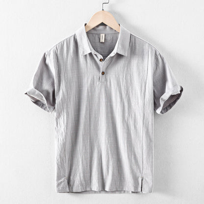 Casual Short Sleeve Pull-On Polo Shirt