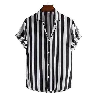 Men’s Classic Striped Short Sleeve Shirt