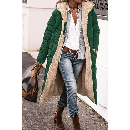 Longline Puffer Coat | Hooded Full Length with Warm Lining