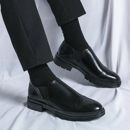 Slip On Dress Shoes | Classic Formal Cap Toe Design
